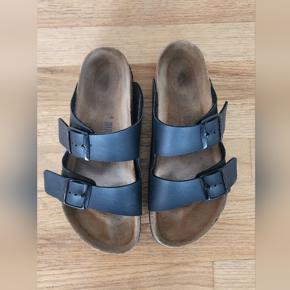 Birkenstock Arizona Black Sandals Size 40